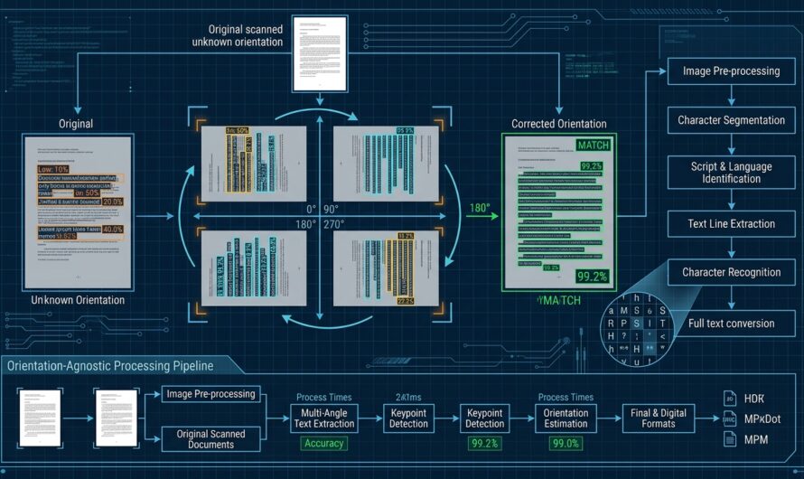 How Orientation-Agnostic OCR Finds Upside-Down Pages in Real Document Batches